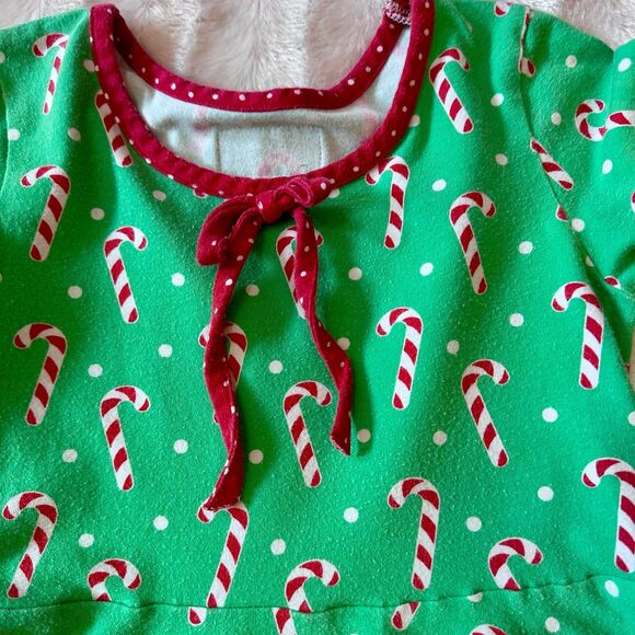 Eleanor Rose Candy Cane Christmas Dress Size 5/6 - Picture 4 of 9